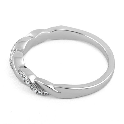 Dazzling CZ Silver Ring