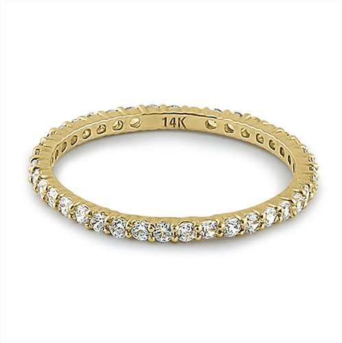 Golden Glow Eternity Ring