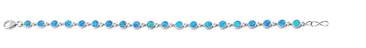 Elegant Blue Opal Bracelet
