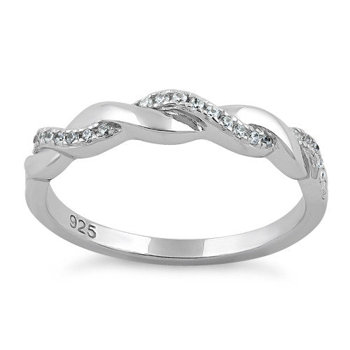 Dazzling CZ Silver Ring