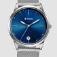 Titan 1806SM04 Elmnt Midnight Blue Dial Stainless Steel Strap Men Watch