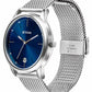 Titan 1806SM04 Elmnt Midnight Blue Dial Stainless Steel Strap Men Watch