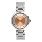 Titan Workwear Rose Gold Dial Analog Stainless Steel Strap watch for Women