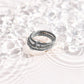 Stacked Linked Crystal Band Ring