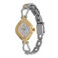 Titan Quartz Analog White Dial Stainless Steel Strap Watch for Women