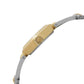 Titan Quartz Analog White Dial Stainless Steel Strap Watch for Women