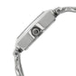 Titan Quartz Analog Silver Dial Stainless Steel Strap Watch for Women