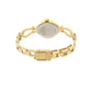 Titan Quartz Analog Champagne Dial Stainless Steel Strap Watch for Women