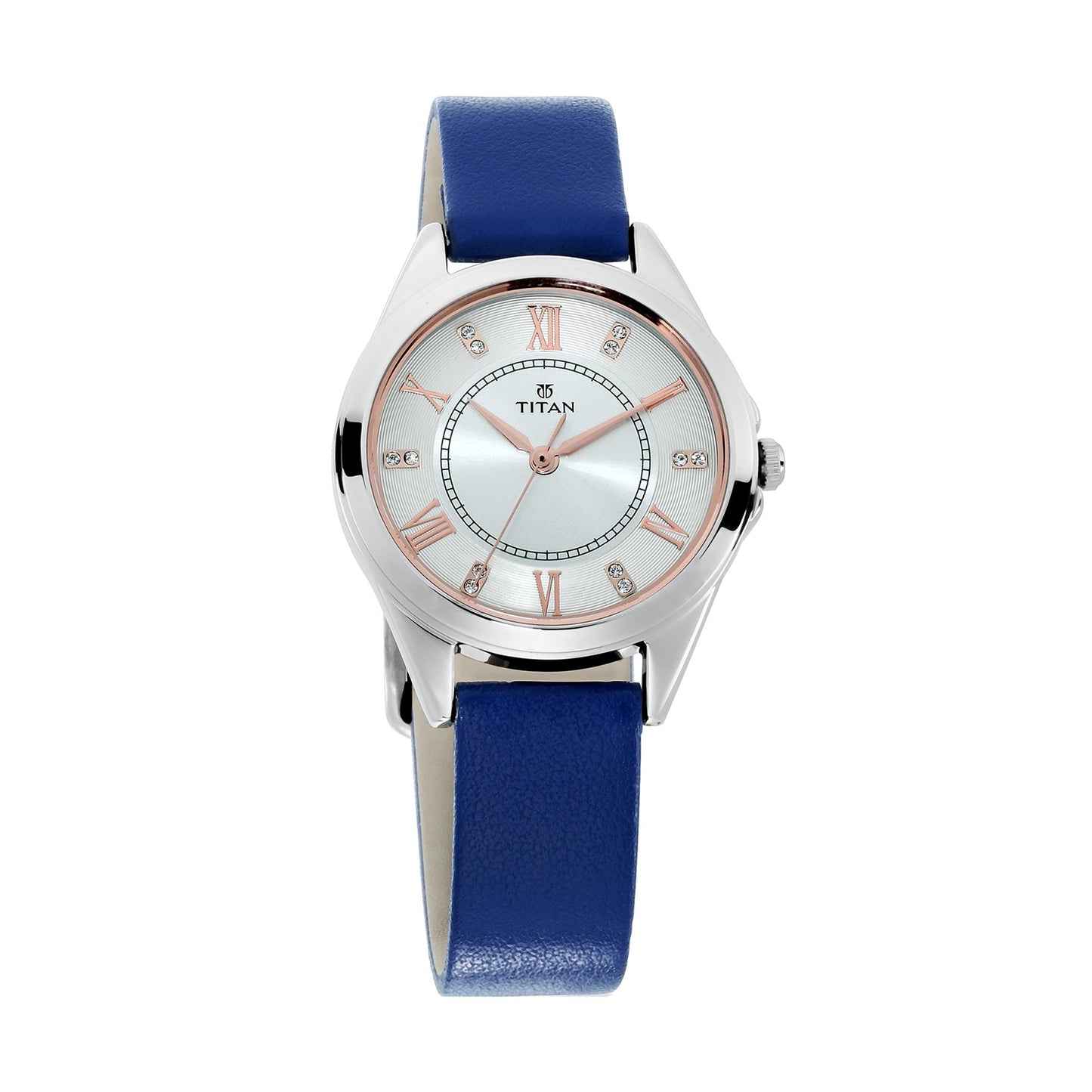 Titan Sparkle White Dial Analog Watch for Women