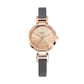 Titan Raga Viva Rose Gold Dial Analog Leather Strap watch for Women