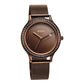 Titan Purple Glam It Up Brown Dial Analog with Date Stainless Steel Strap Watch for Women