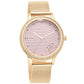 Titan Wander Light Brown Dial Analog Stainless Steel Strap Watch for Women 2634WM04