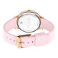 Titan Purple Glam It Up Pink Dial Analog with Date Silicone Strap Watch for Women