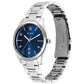 Titan Trendsetters Blue Dial Analog Stainless Steel Strap Watch for Women