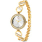 Titan Raga Viva Golden Dial Women Watch With Metal Strap