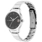 Workwear Black Dial Silver Stainless Steel Strap Watch