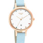 Titan Raga Viva Quartz Analog with Date White Dial Women Watch With Leather Strap