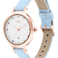 Titan Raga Viva Quartz Analog with Date White Dial Women Watch With Leather Strap