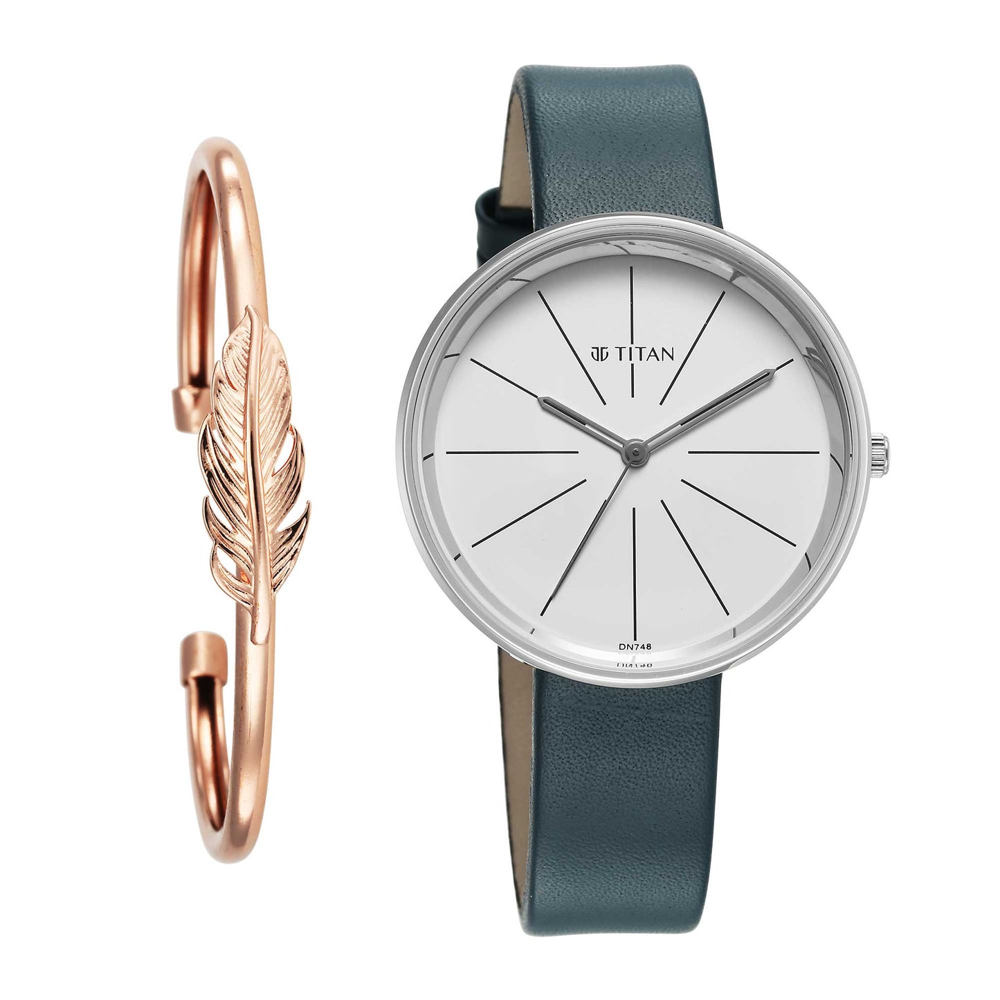 Titan Purple Stackables Ph-2 Case Material Stainless Steel ShapeRound Women Watch (2718SL01)