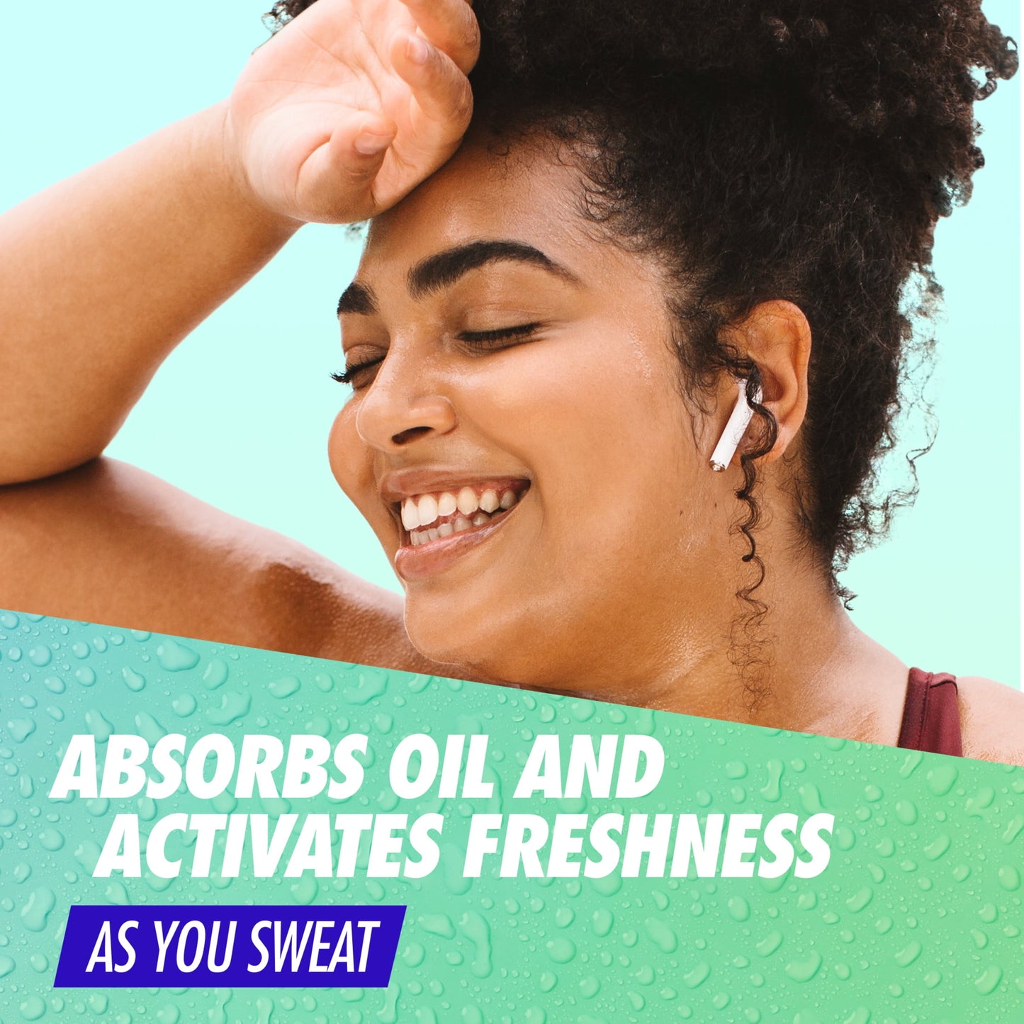 Batiste Sweat Activated Dry Shampoo, Absorbs Oil & Helps Reduce Sweat Buildup, Mini 1.06 oz