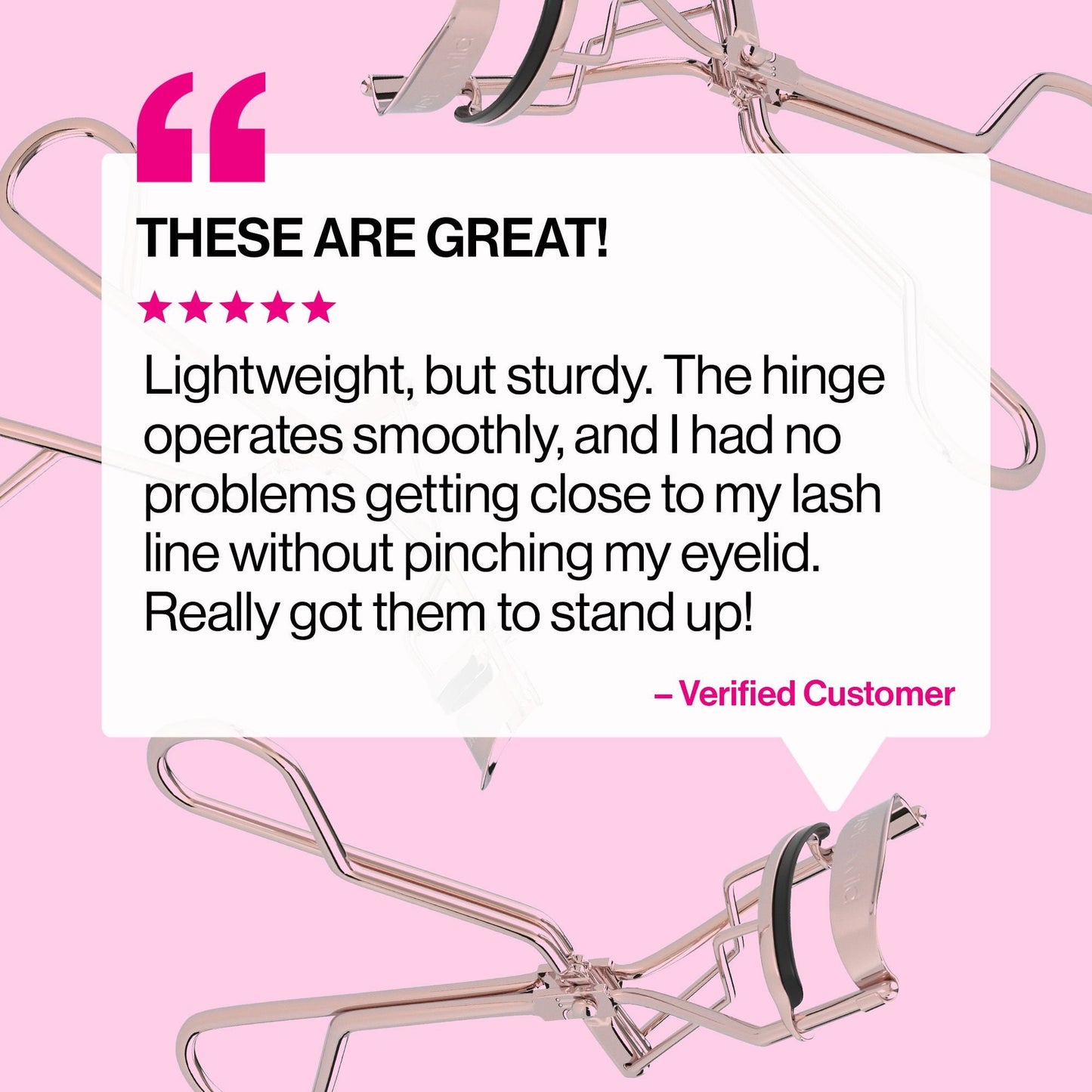 Wet n Wild High on Lash No Pinching Eyelash Curler, Metal