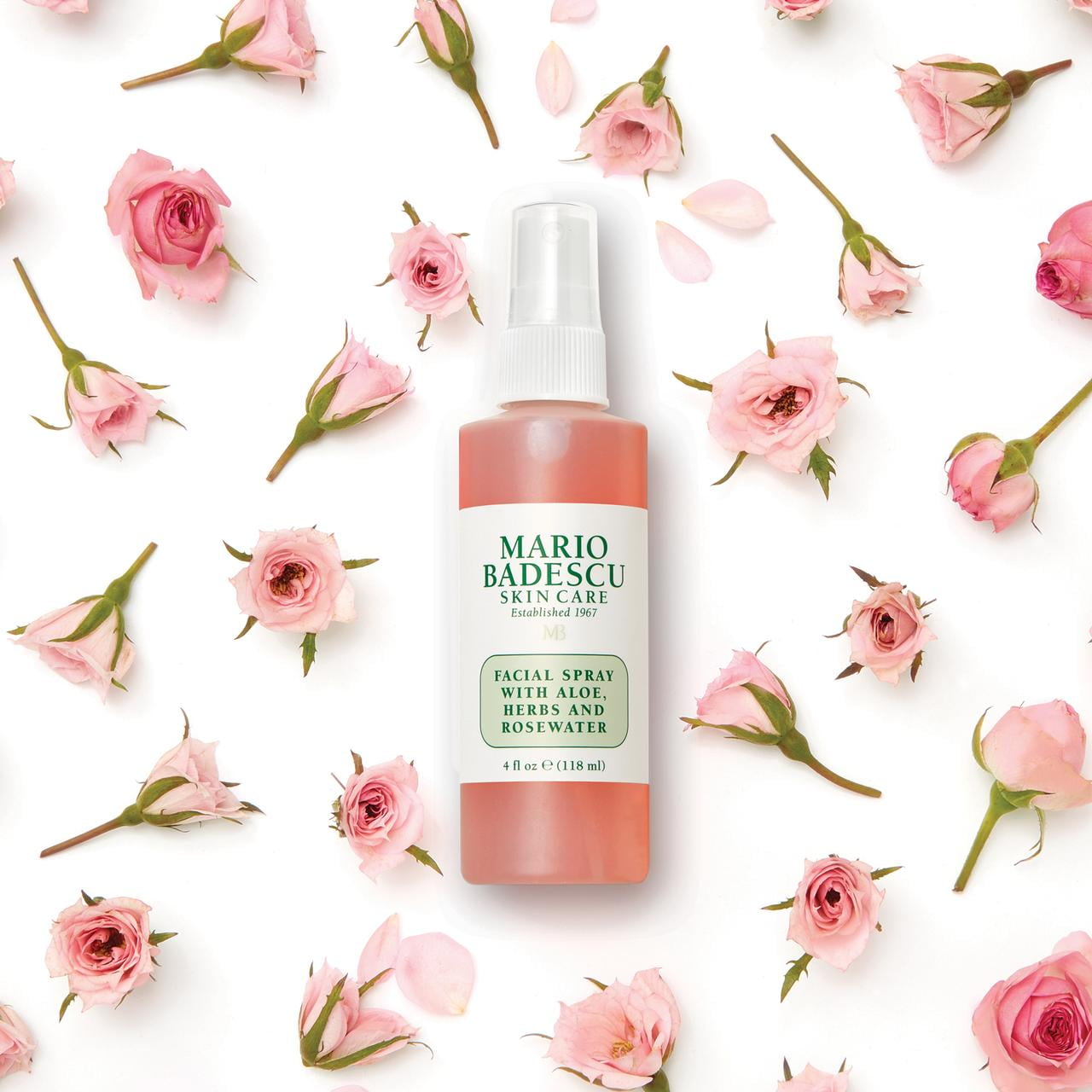 Mario Badescu Facial Spray Skin Care Toner with Rosewater and Aloe Vera, 2 oz