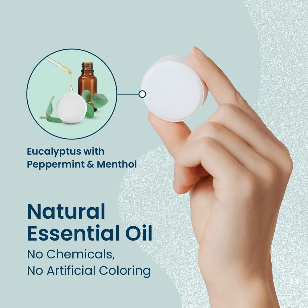 Body Restore 3 Count Shower Steamers for Aromatherapy, Essential Oils, Eucalyptus