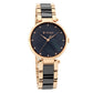 Black Mother-of-Pearl Dial Ceramic & Metal Strap Watch
