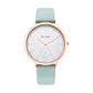 Titan Slimline White Dial Analog Leather Strap Watch for Women