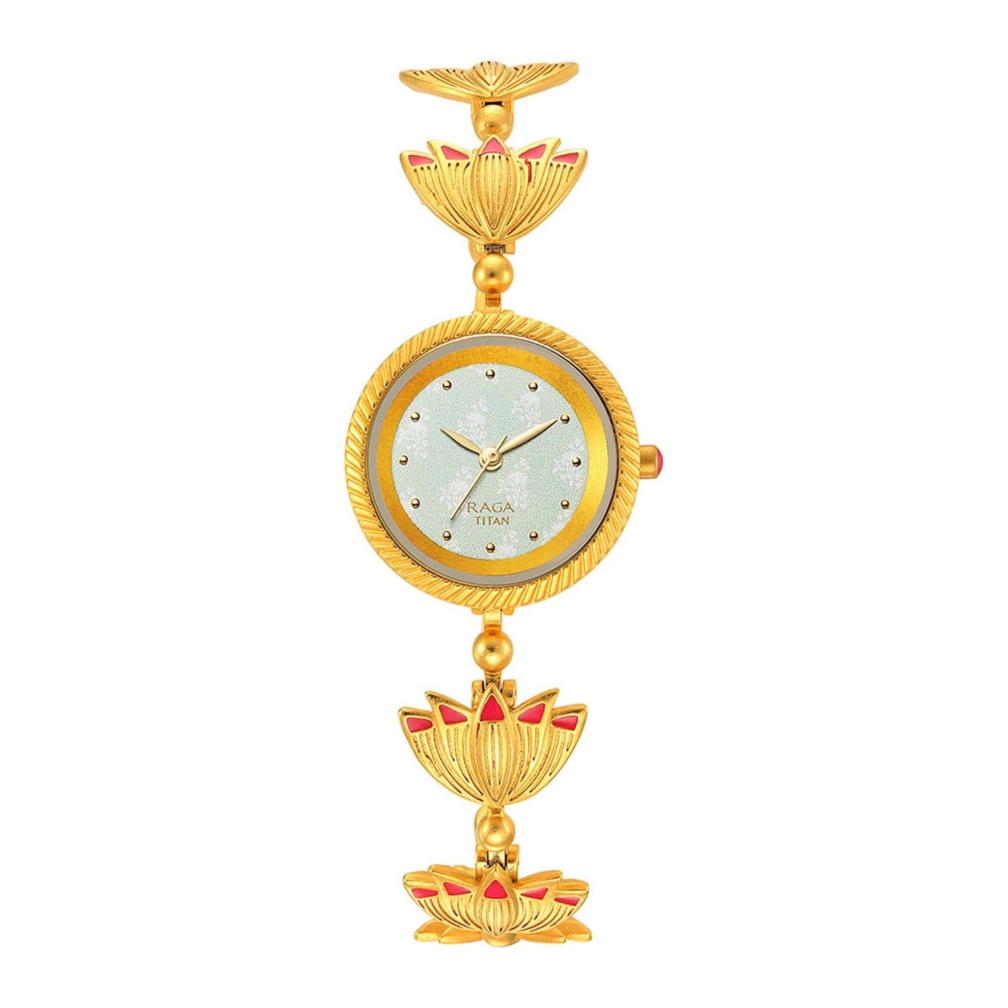 Titan Raga X Masaba Green Dial Analog Steel and Metal Strap watch for Women