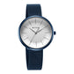 Titan Slimline Quartz Analog White Dial Blue Stainless Steel Strap Watch for Women