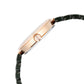 Titan Purple Ceramics Quartz Analog Mother of Pearl Dial Green Ceramic Strap Watch For Women