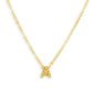 Crystal Initial Necklace