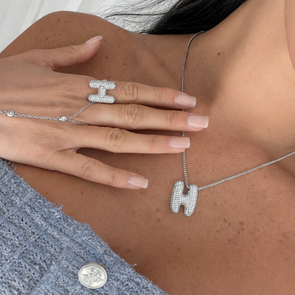 Adore Me Ring & Necklace Bundle