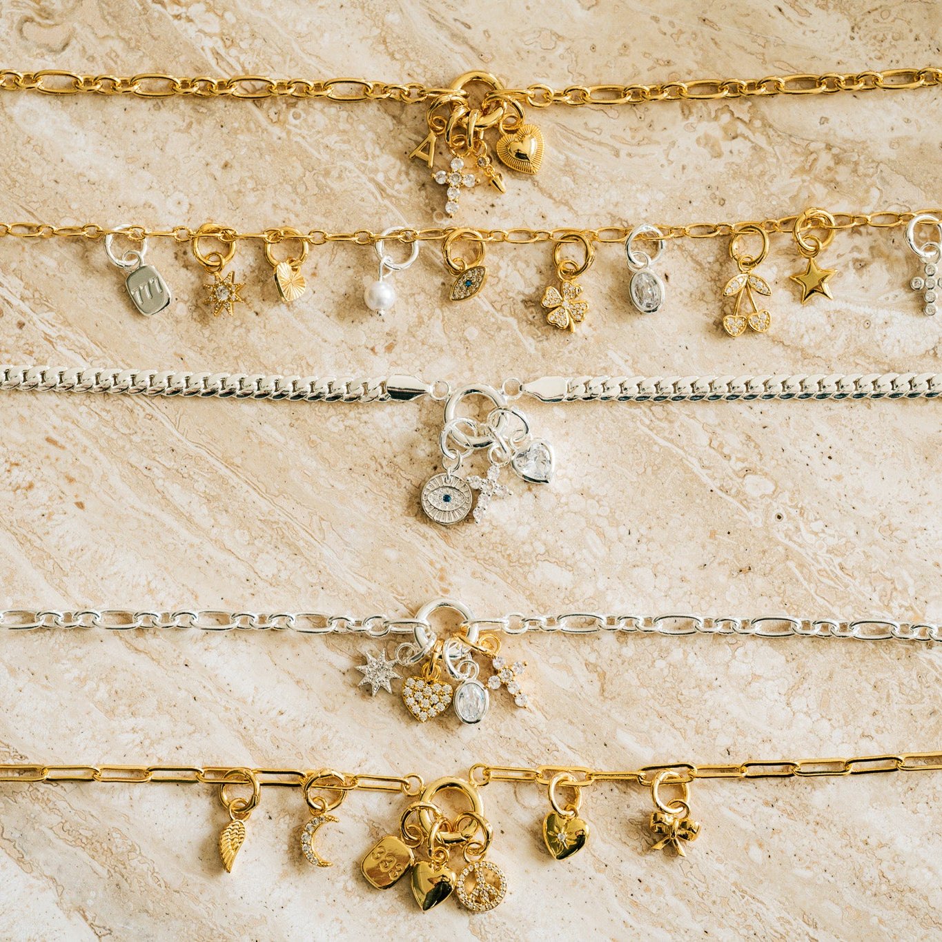Heart Of Gold Charm