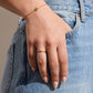 Initial Crystal Bracelet