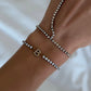 Icy Initial Tennis Bracelet