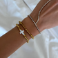 Little Blessings Cross Beaded Bracelet
