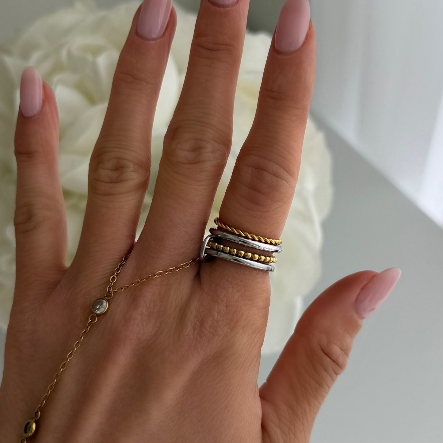 Unbothered Stacked Ring