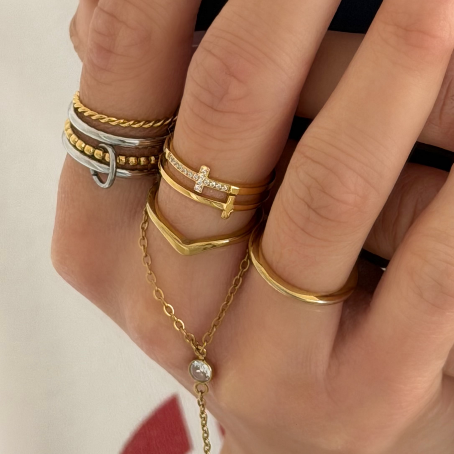 Unbothered Stacked Ring