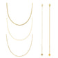 Fine Lines Bundle: 5 Piece Necklace and Bracelet Bundle