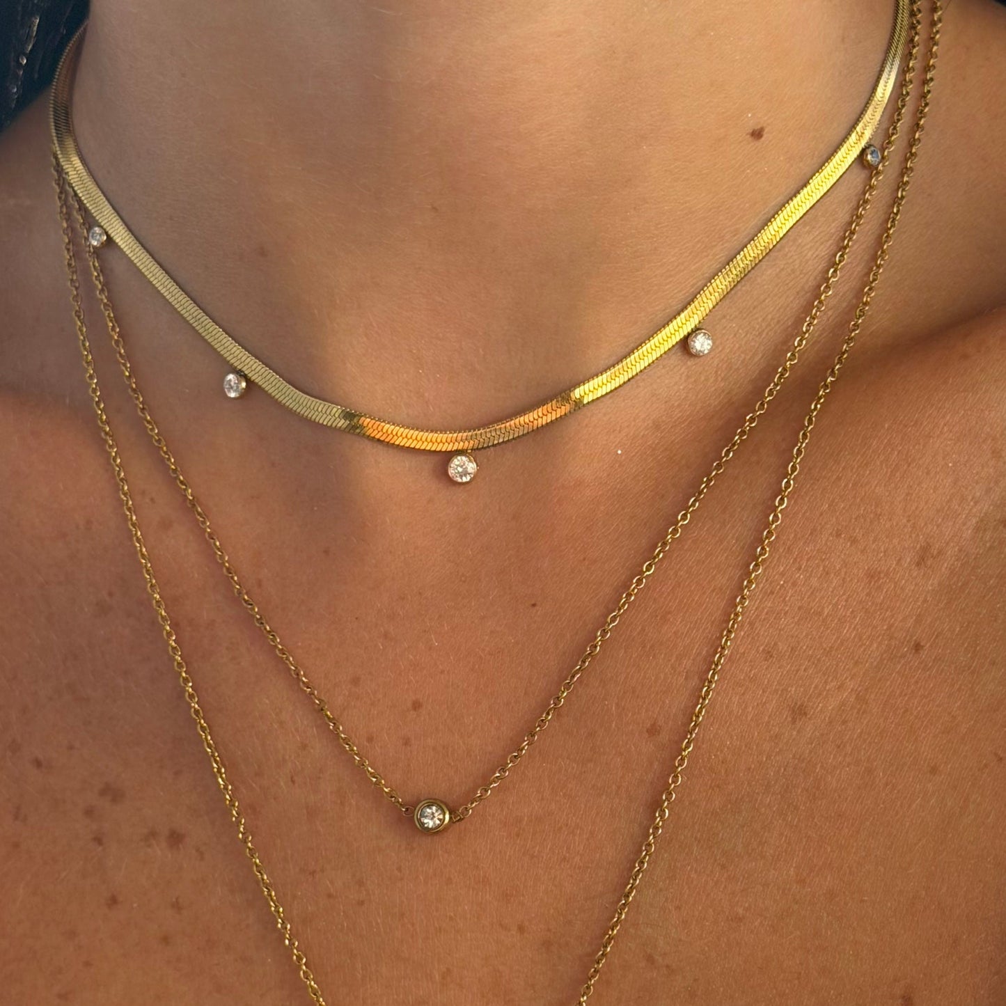 Glow Dots Choker Necklace