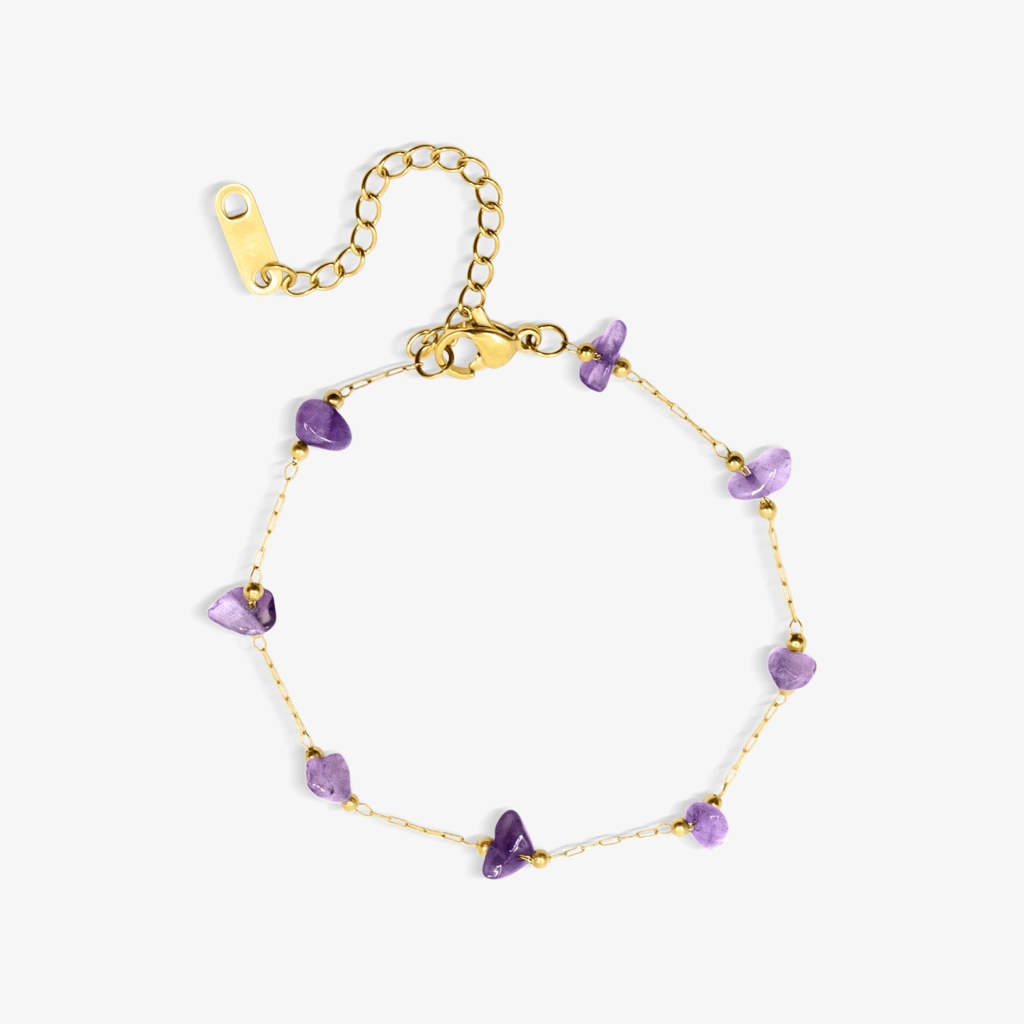Amethyst Angel Bracelet