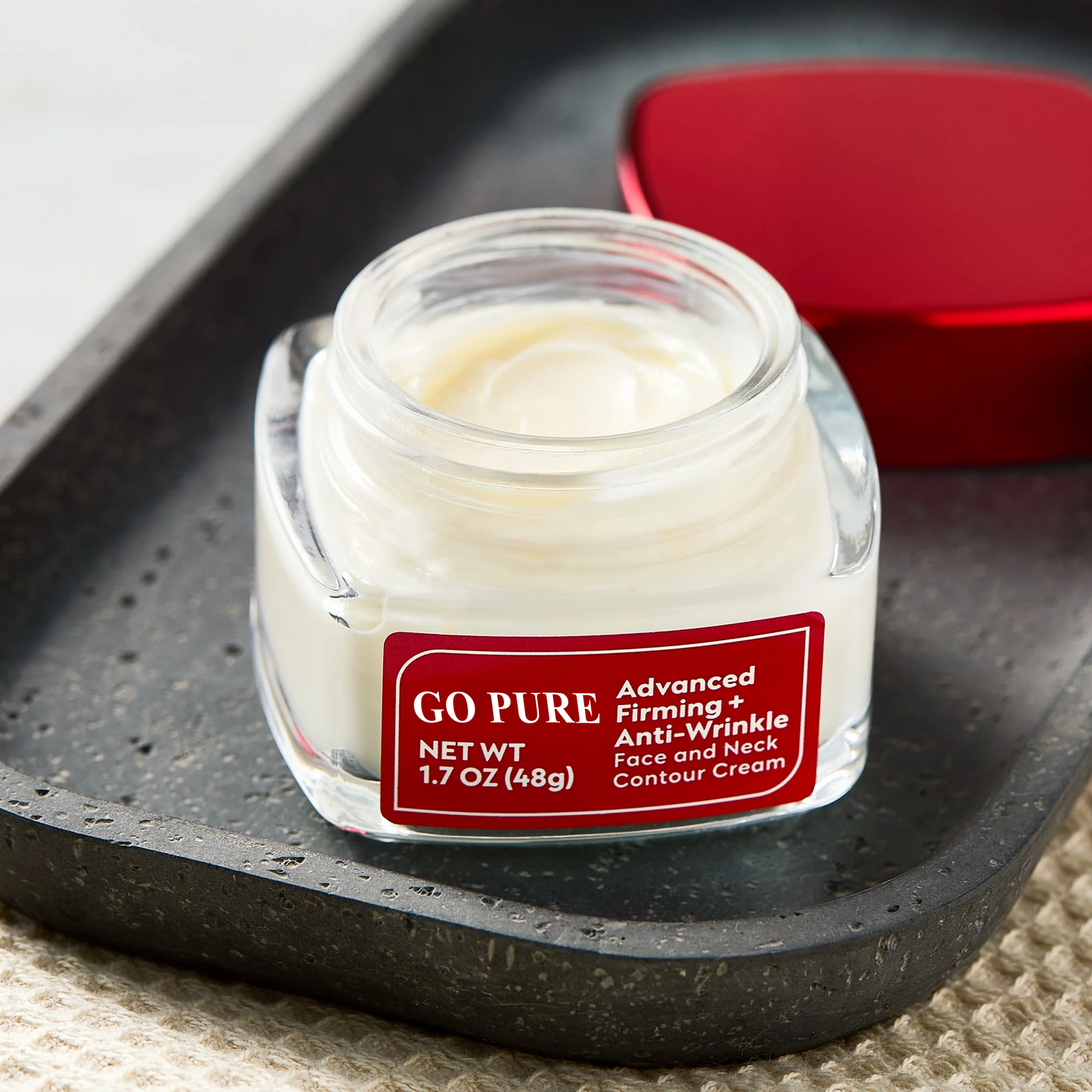 Go Pure Advanced Anti-Wrinkle and Firming Day Cream Face and Neck Moisturizer, 1.7 oz