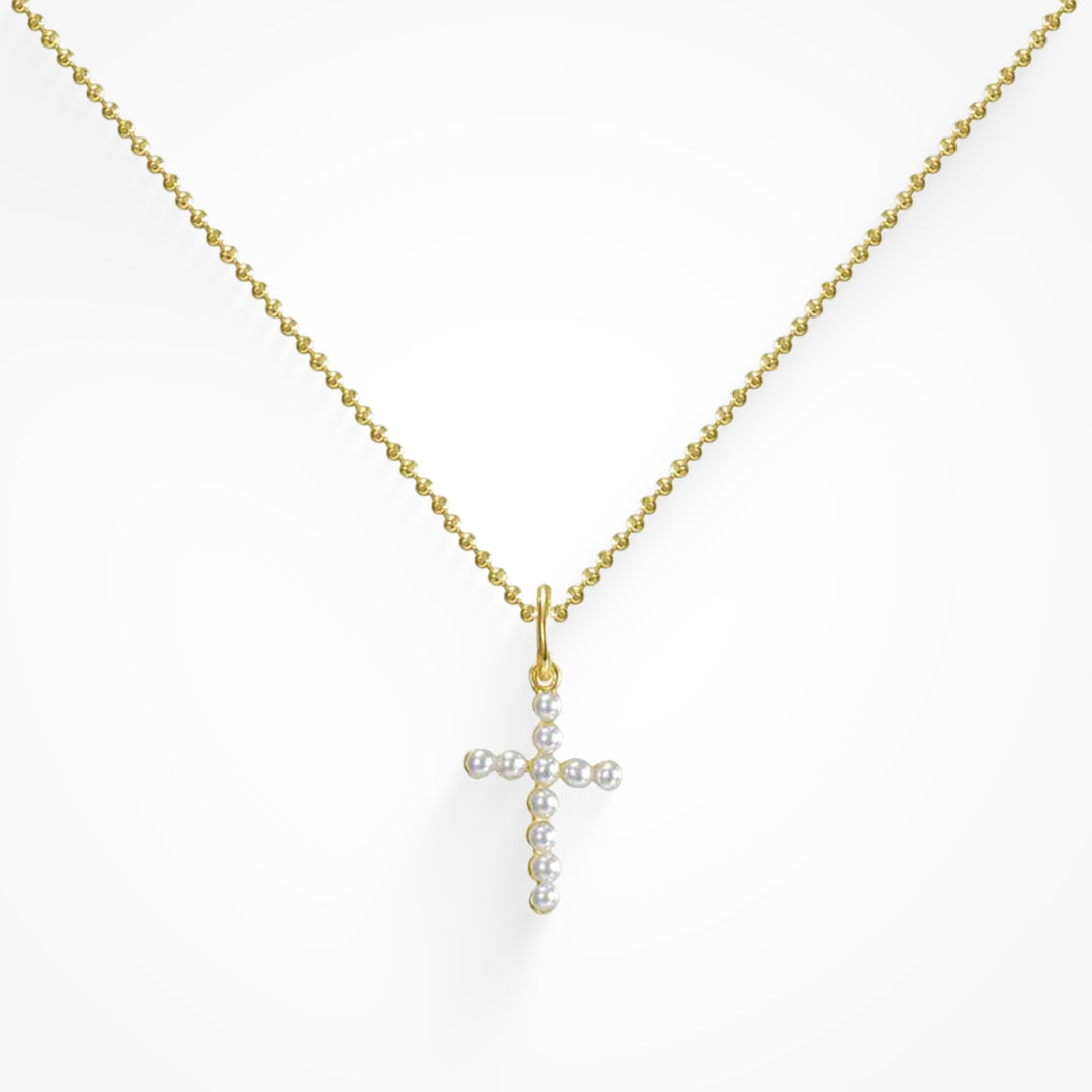 Heavenly Hour Cross Necklace