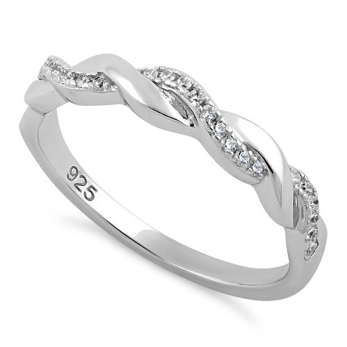 Dazzling CZ Silver Ring
