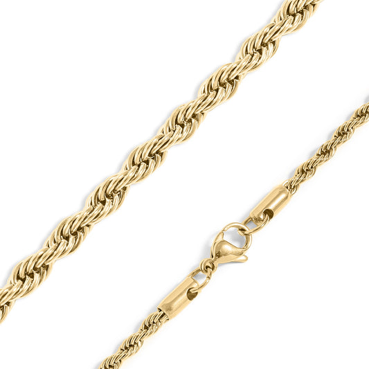 Golden Rope Chain Necklace