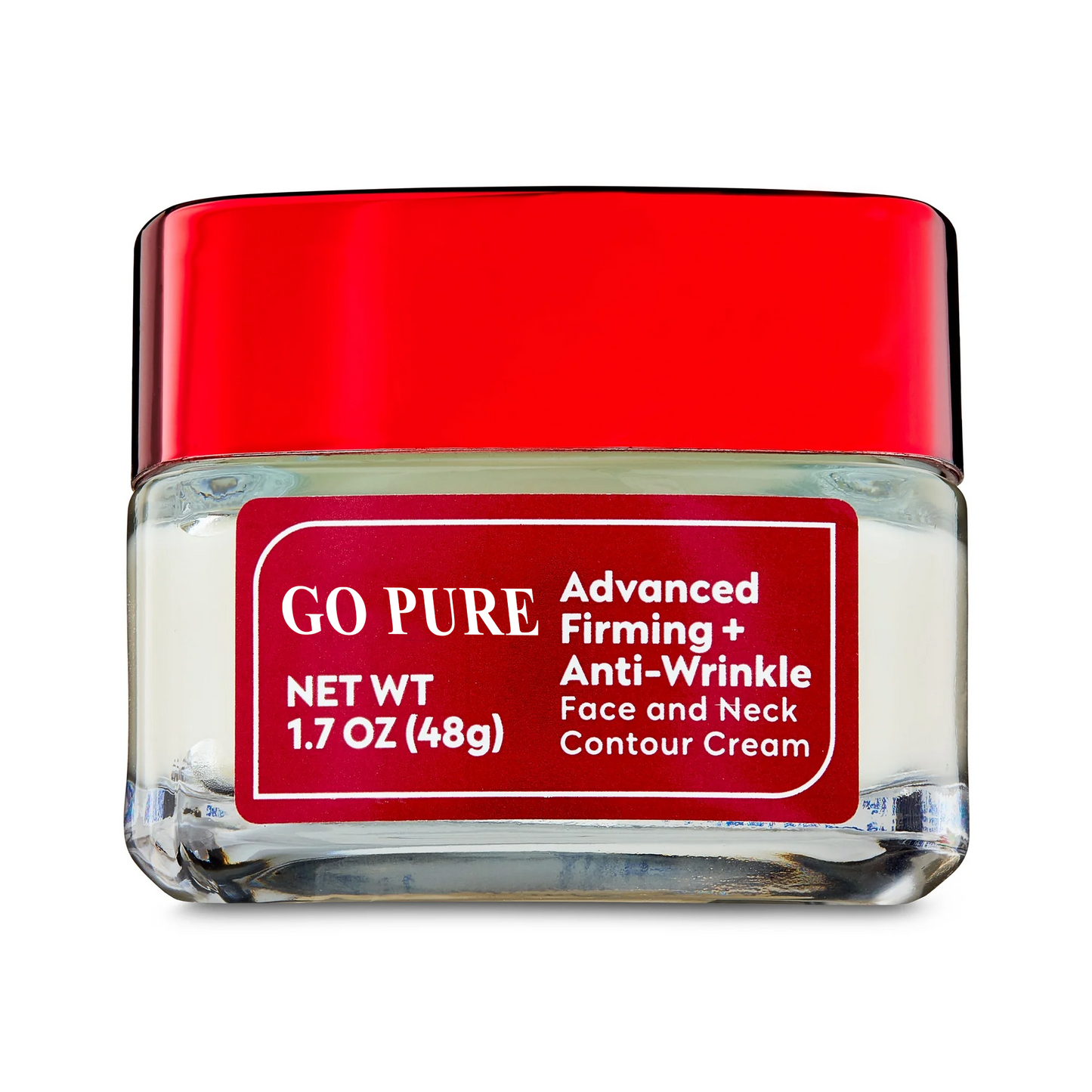 Go Pure Advanced Anti-Wrinkle and Firming Day Cream Face and Neck Moisturizer, 1.7 oz